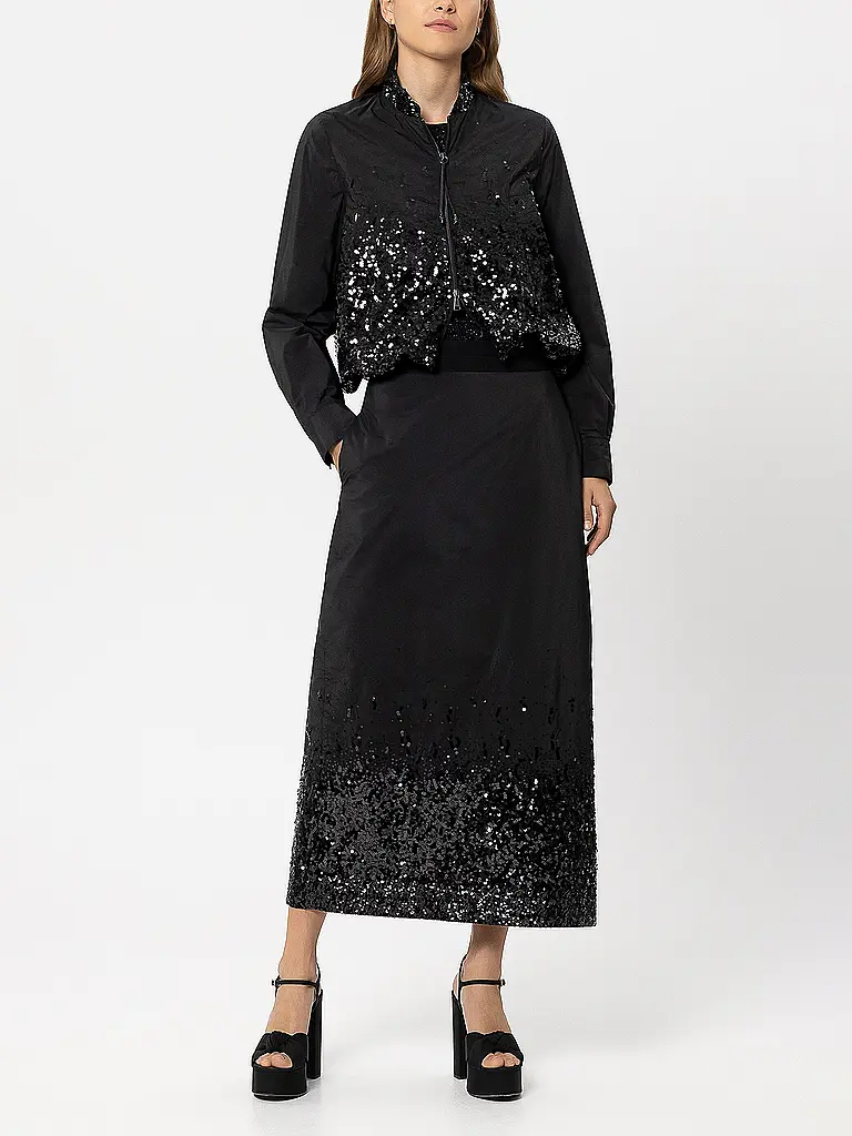 LUISA CERANO | Midi-jupe | Noir