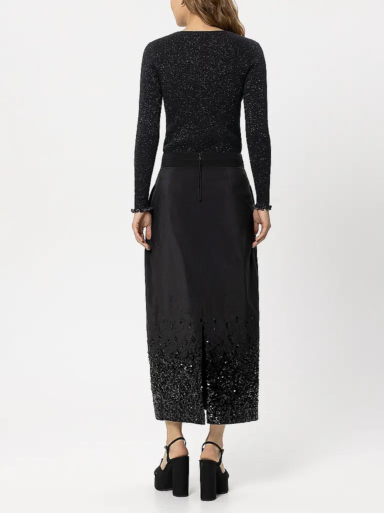 LUISA CERANO | Midi-jupe | Noir