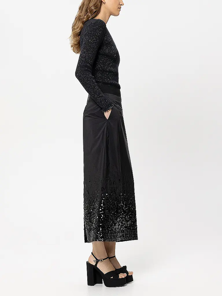 LUISA CERANO | Midi-jupe | Noir