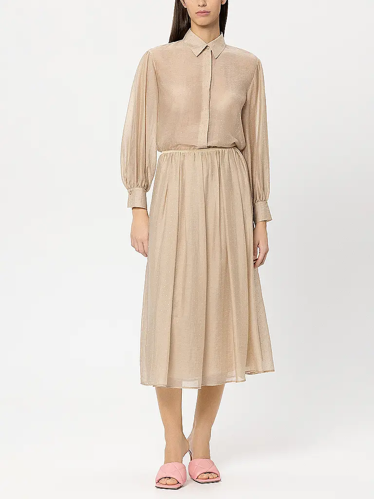 LUISA CERANO | Nom du produit: Midirock
Marque: LUISA CERANO
Couleur: camel
Catégories: Mode,Femme

Matériel: Lyocell
Motif: Uni
Style: Pure
Détails: Strass | Camel