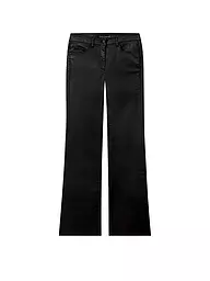 LUISA CERANO | Pantalon évasé aspect cuir | Noir