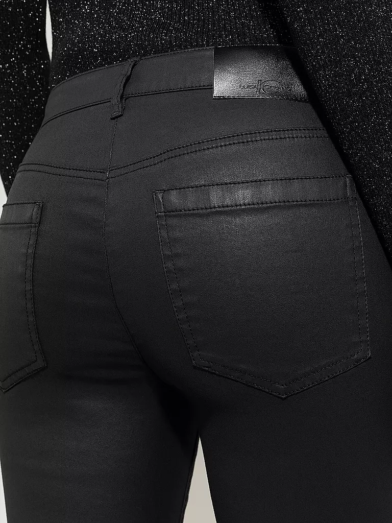 LUISA CERANO | Pantalon évasé aspect cuir | 