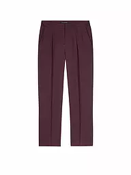 LUISA CERANO | Pantalon de tailleur 7/8 | Rouge foncé