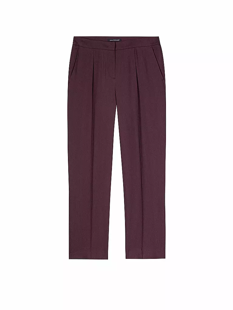 LUISA CERANO | Pantalon de tailleur 7/8 | dunkelrot
