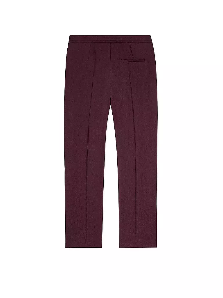 LUISA CERANO | Pantalon de tailleur 7/8 | dunkelrot