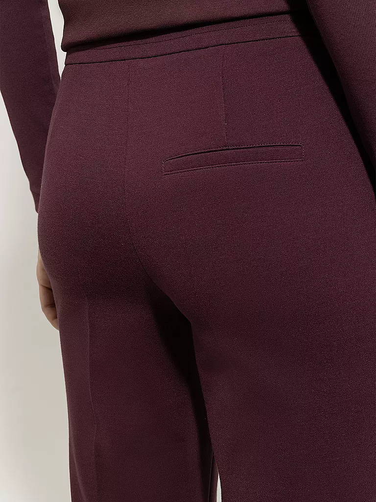 LUISA CERANO | Pantalon de tailleur 7/8 | dunkelrot