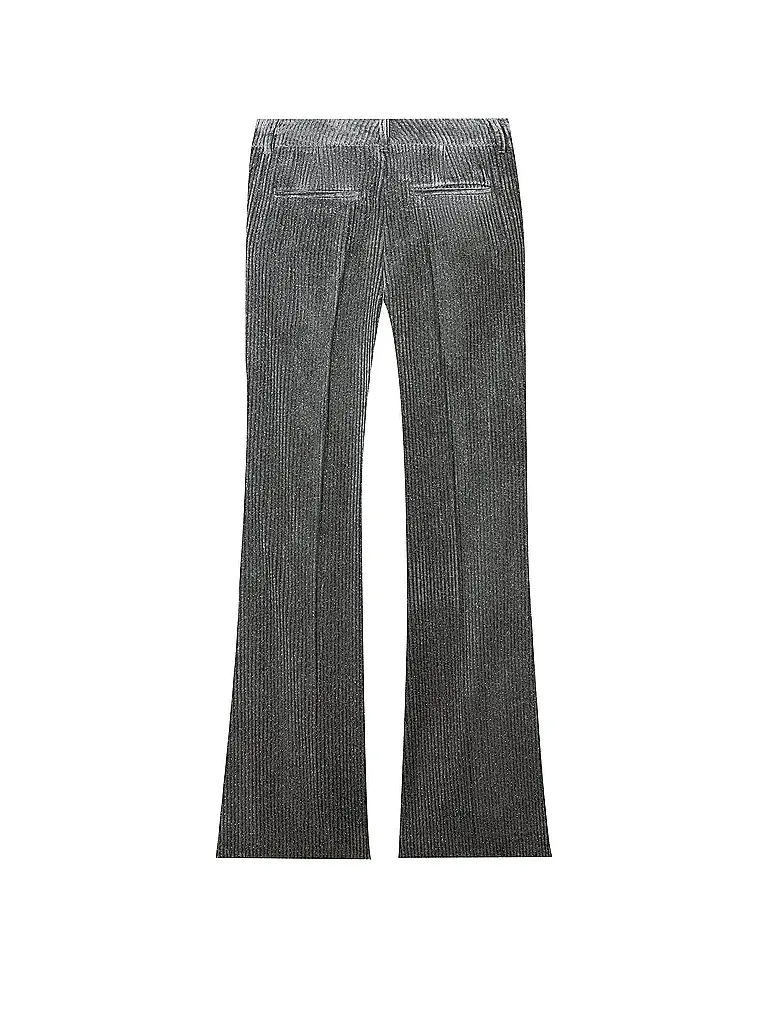 LUISA CERANO | Pantalon de tailleur coupe évasée | hellgrau