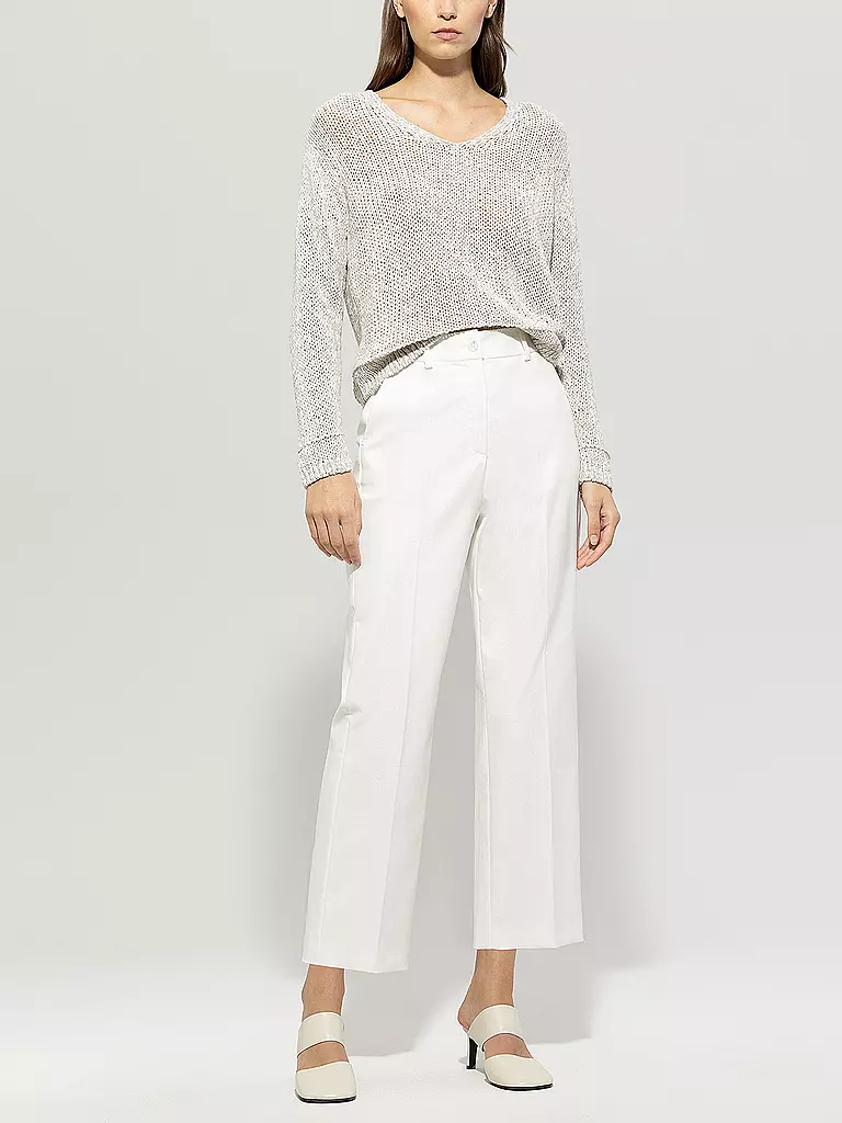 LUISA CERANO | Pantalon de tailleur GABARDINE | Crème
