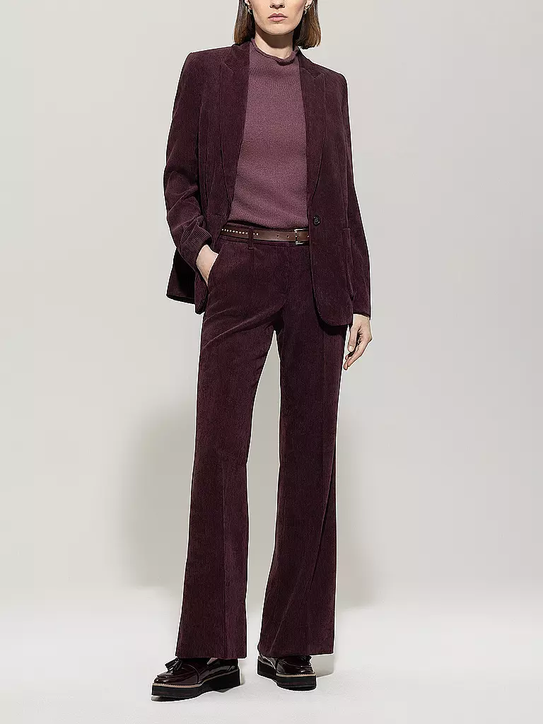 LUISA CERANO | Pantalon de tailleur | Rouge foncé