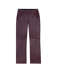 LUISA CERANO | Pantalon en cuir | Rouge foncé