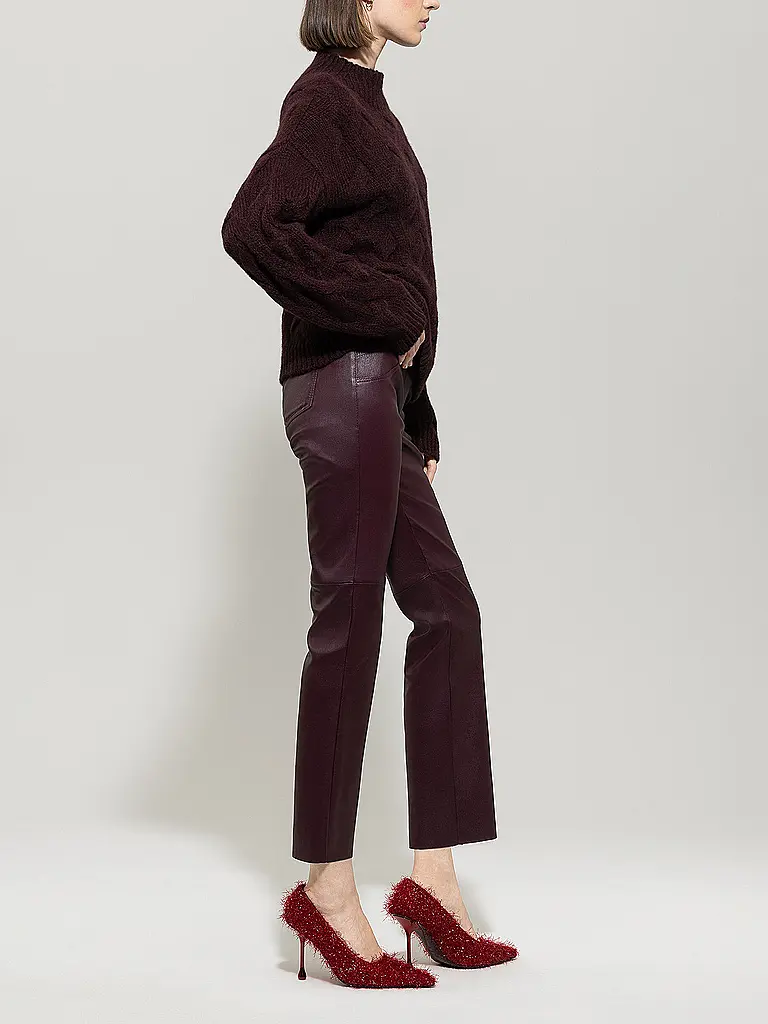 LUISA CERANO | Pantalon en cuir | 