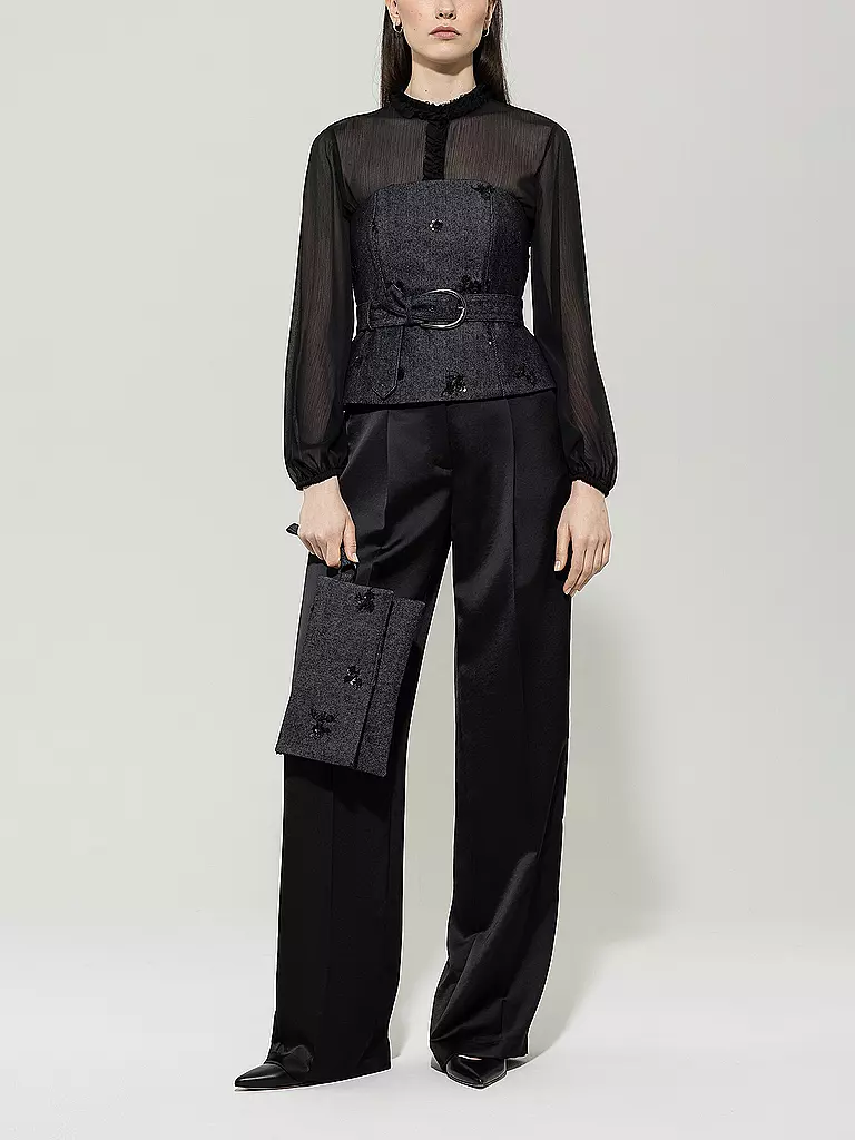 LUISA CERANO | Pantalon Marlene | Noir