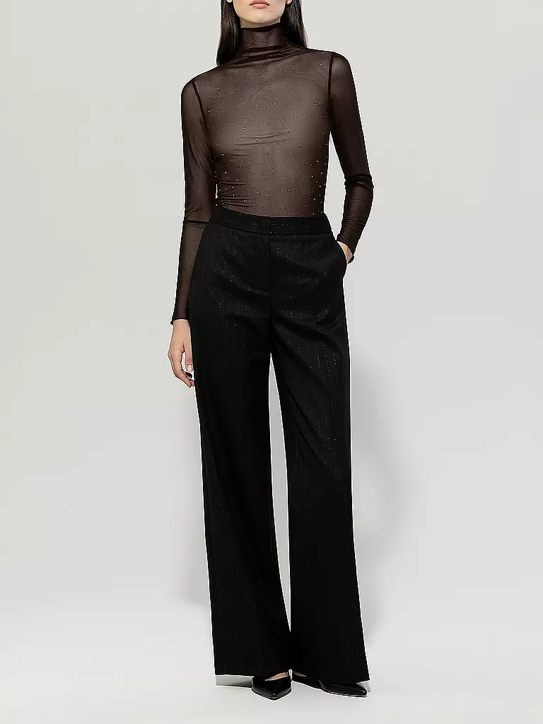 LUISA CERANO | Rollkragenshirt | Noir