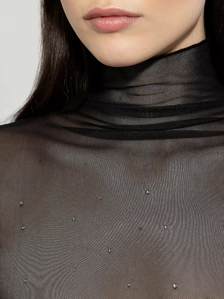 LUISA CERANO | Rollkragenshirt | Noir