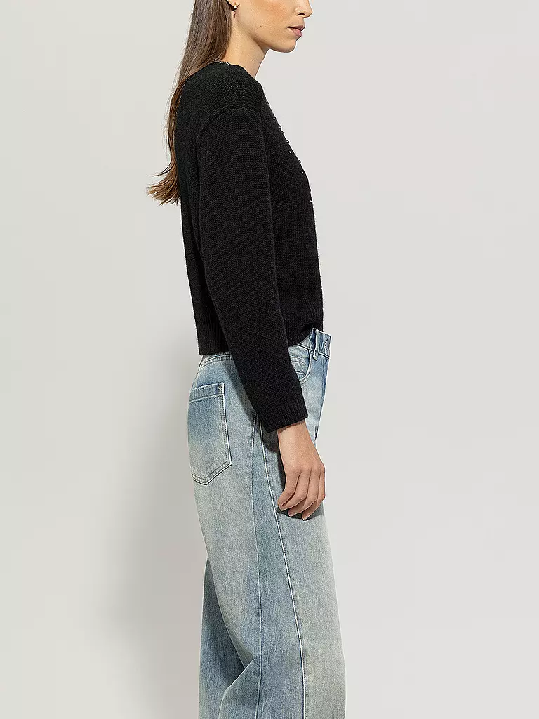 LUISA CERANO | Strickjacke  | Noir