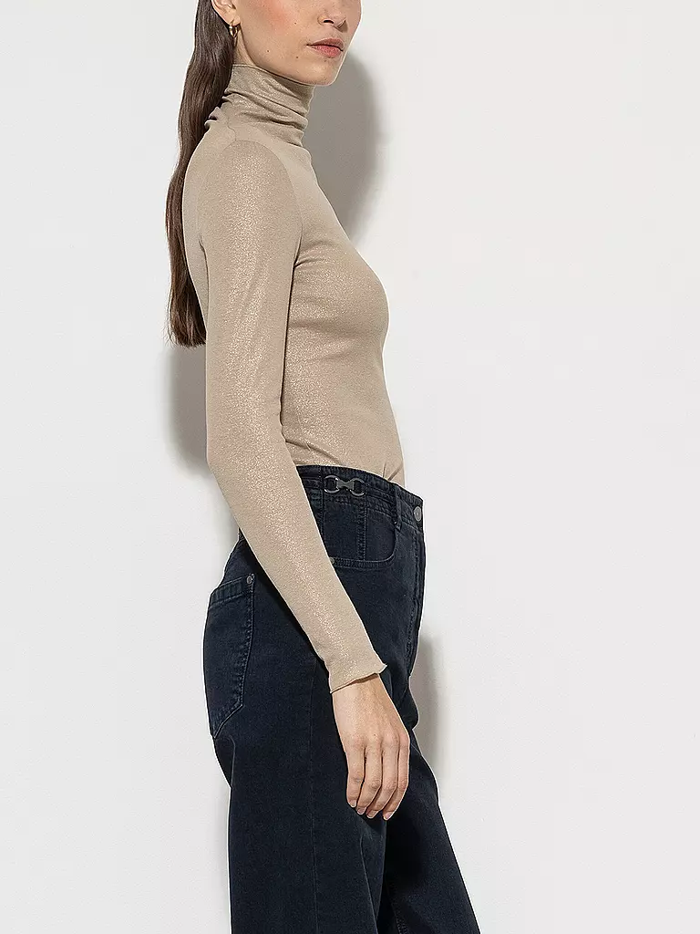 LUISA CERANO | T-shirt à col roulé | Or