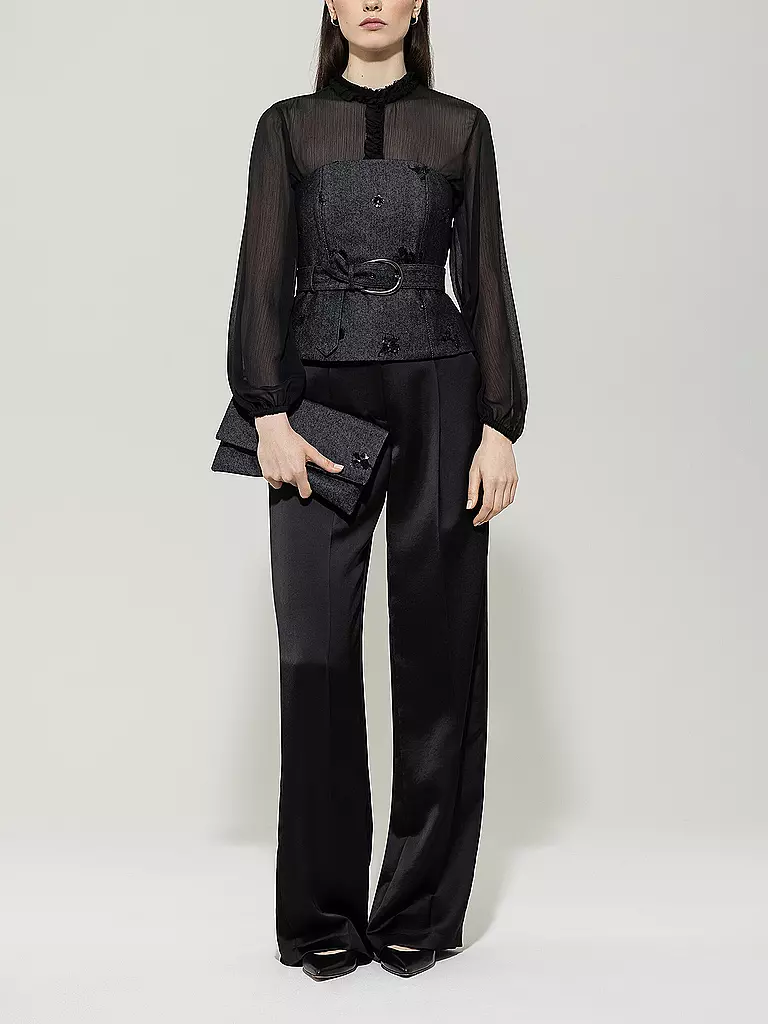 LUISA CERANO | Top - Corsage | dunkelblau