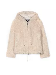 LUISA CERANO | Veste aspect fourrure | Crème