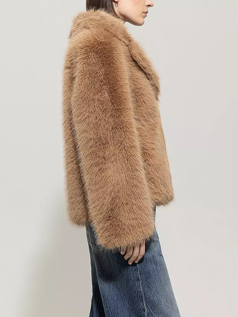 LUISA CERANO | Veste aspect fourrure | 