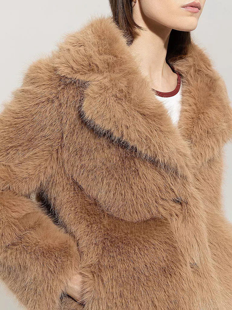 LUISA CERANO | Veste aspect fourrure | 