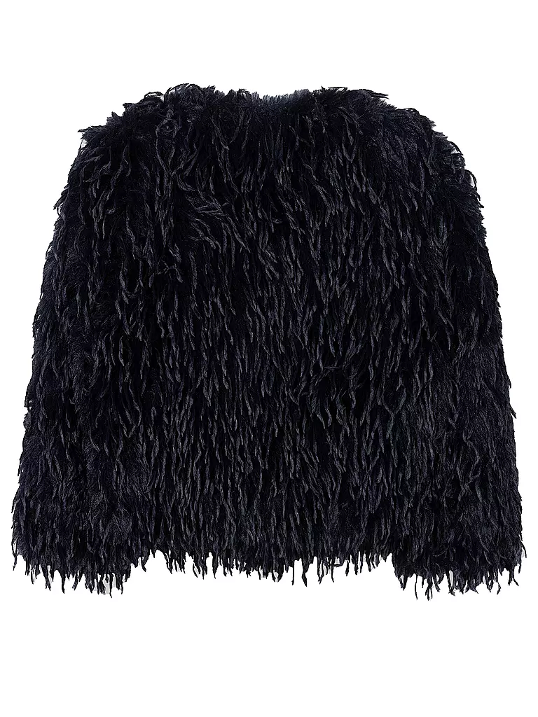 LUISA CERANO | Veste courte aspect fourrure | 