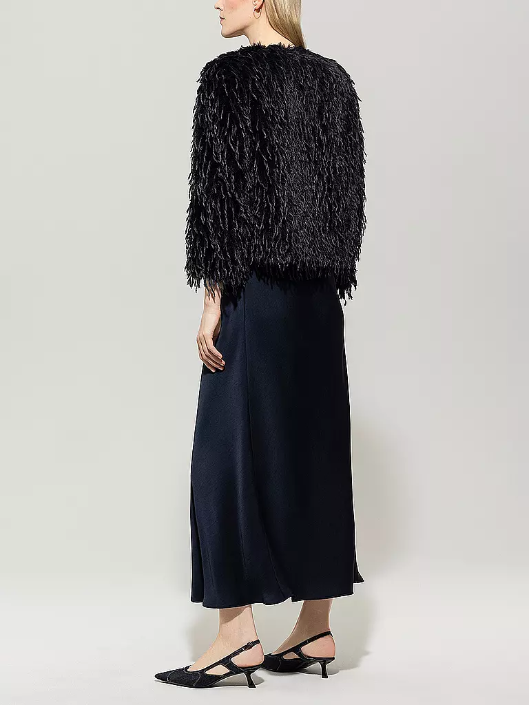 LUISA CERANO | Veste courte aspect fourrure | 