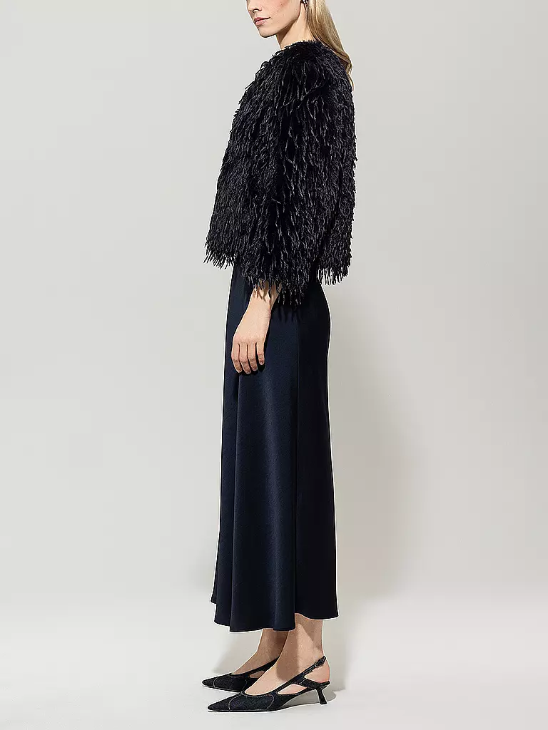 LUISA CERANO | Veste courte aspect fourrure | 