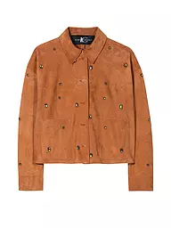 LUISA CERANO | Veste en cuir | Orange