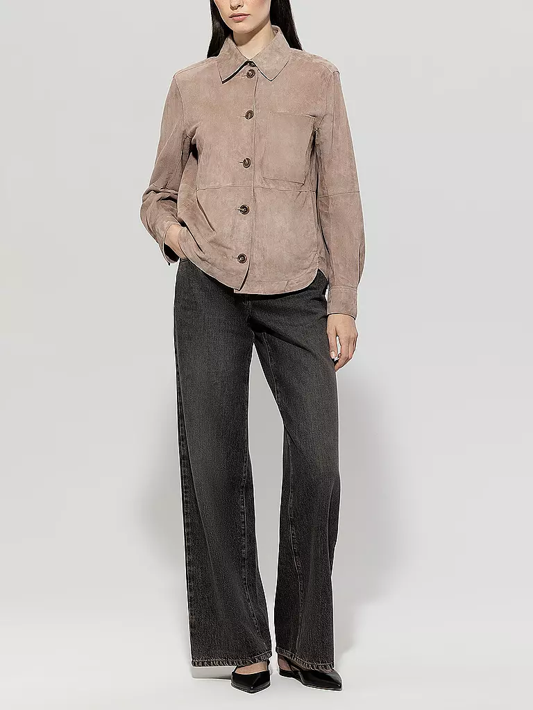 LUISA CERANO | Veste en cuir | Marron
