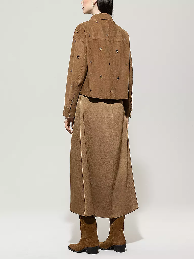 LUISA CERANO | Veste en cuir | braun