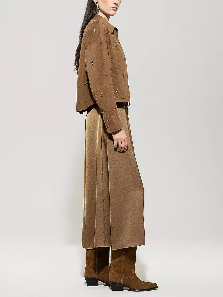 LUISA CERANO | Veste en cuir | braun