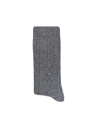 LUISE STEINER | Chaussettes traditionnelles gris foncé