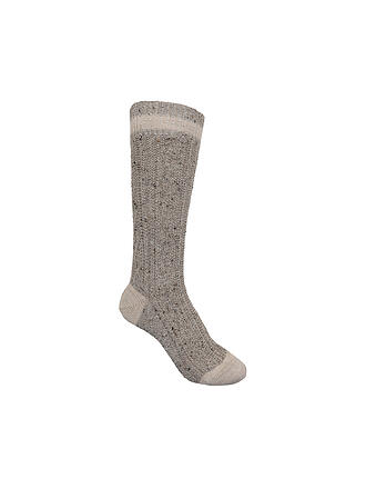 LUISE STEINER | Chaussettes chiné-brun-naturel