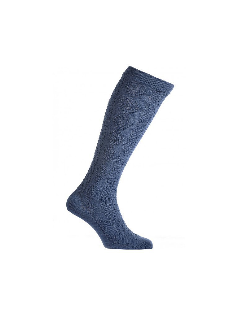 Chaussettes hautes bleu acier bleu 44-45