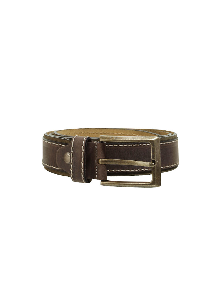 Ceinture en cuir marron 85
