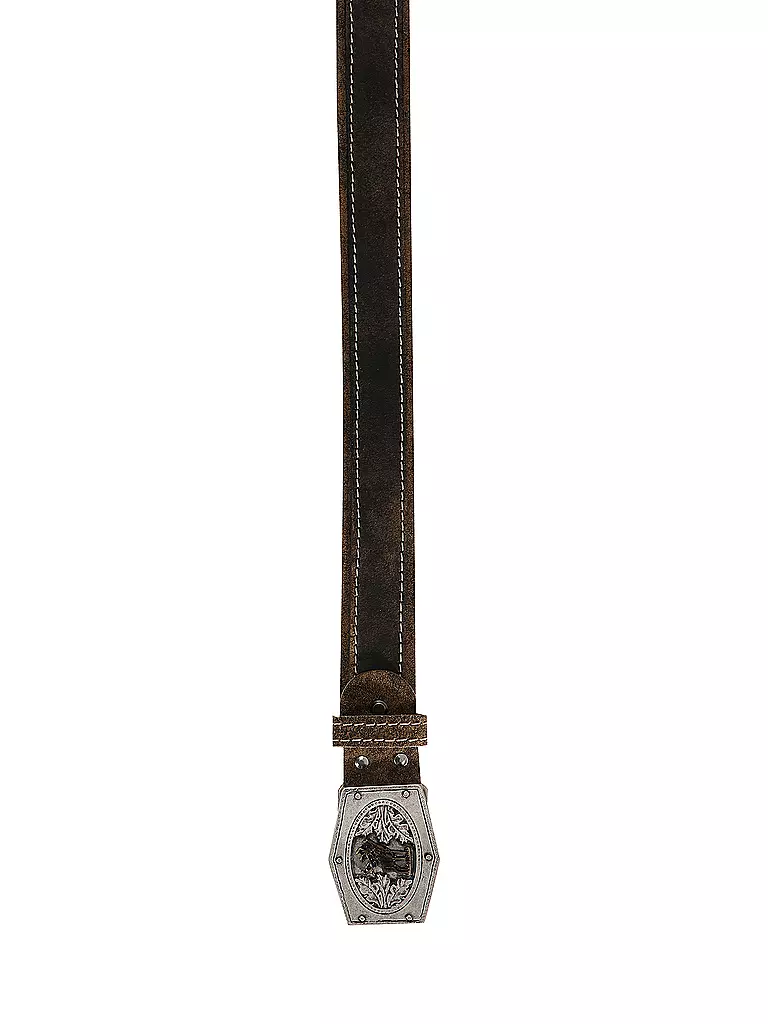 LUISE STEINER | Ceinture en cuir traditionnel GOSAU | braun