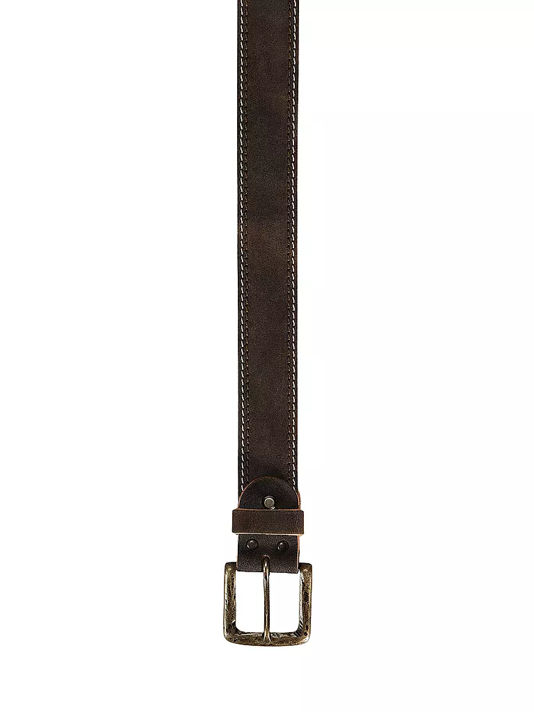 LUISE STEINER | Ceinture en cuir traditionnel TELFS AM | Marron