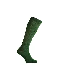 LUISE STEINER | Chaussettes hautes traditionnelles bordeaux | Vert