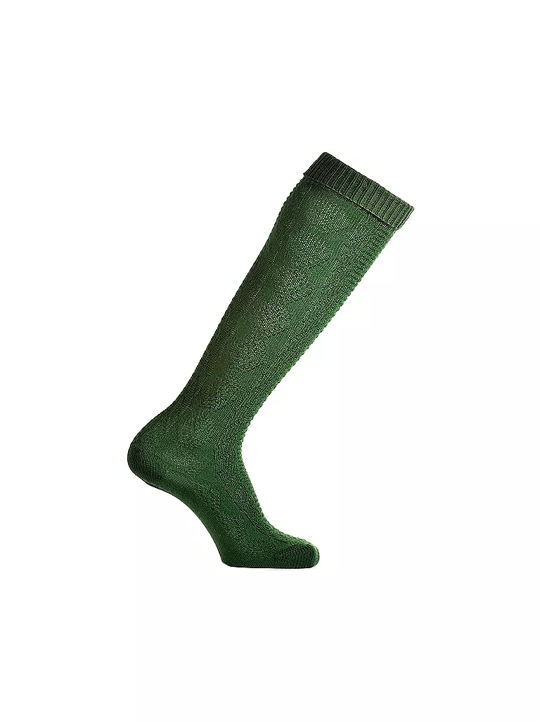 LUISE STEINER | Chaussettes hautes (longues) vertes | Vert