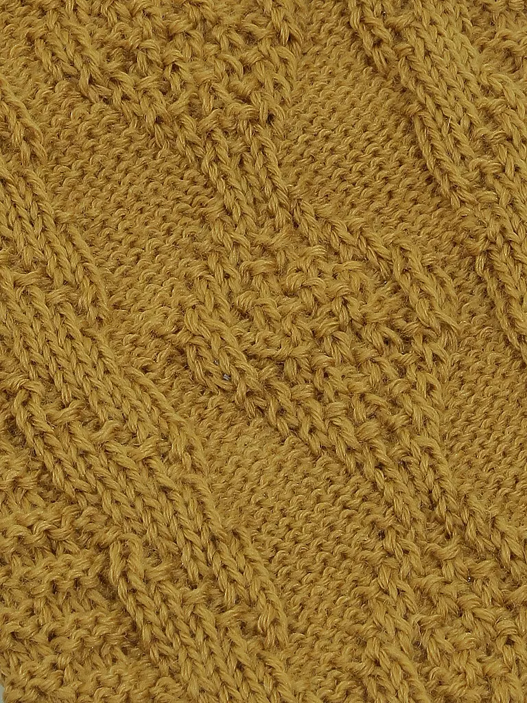 LUISE STEINER | Chaussettes hautes moutarde | Moutarde