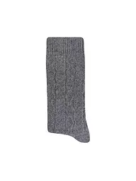 LUISE STEINER | Chaussettes traditionnelles bleu jean | Gris