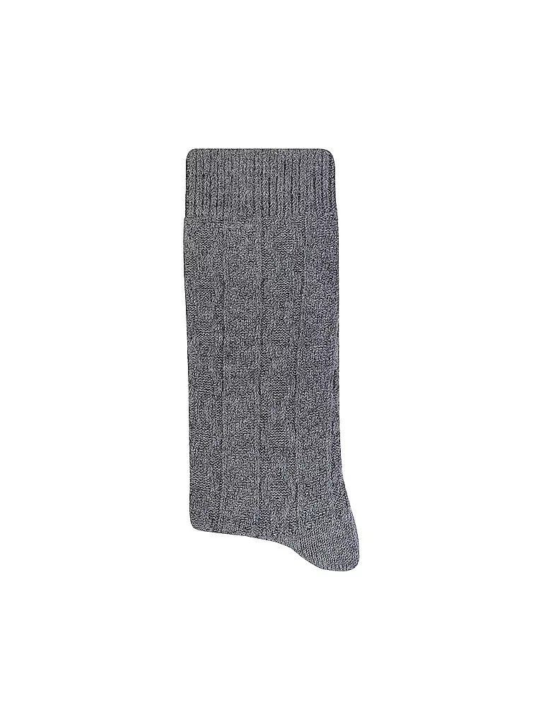LUISE STEINER | Chaussettes traditionnelles gris foncé | grau