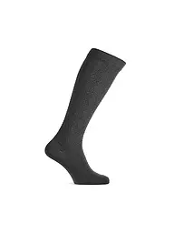 LUISE STEINER | Chaussettes hautes traditionnelles bordeaux | Gris