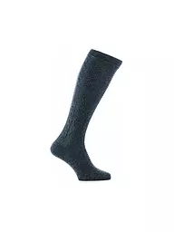 LUISE STEINER | Chaussettes hautes traditionnelles bordeaux | Bleu