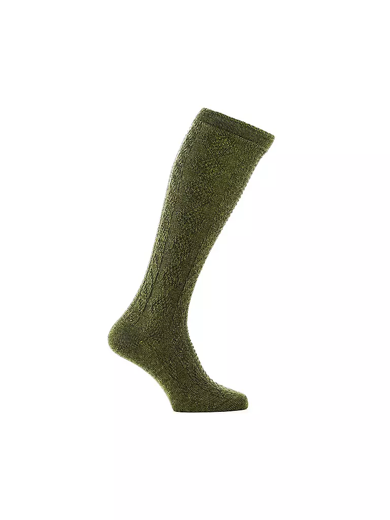 LUISE STEINER | Kniestrümpfe oliv | Olive