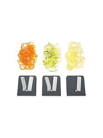 LURCH | Coupe-légumes spirale gris pierre/blanc