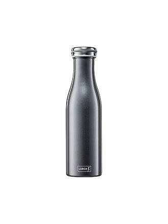LURCH | Bouteille isotherme - Bouteille thermos en acier inoxydable 0,5 l Anthracite Métallique