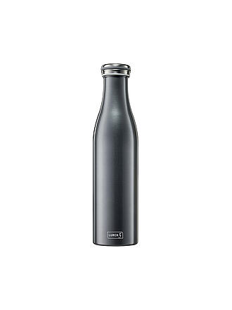 LURCH | Bouteille isotherme - Bouteille thermos en acier inoxydable 0,75 l Anthracite Métallique
