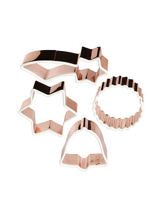 LURCH | Emporte-pièces 4 pièces SKY MINI Cuivre/Silicone