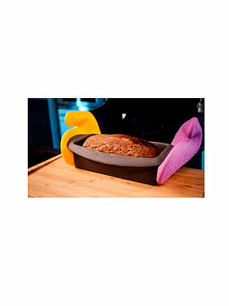 LURCH | Gant de cuisine en silicone Jaune / Noir